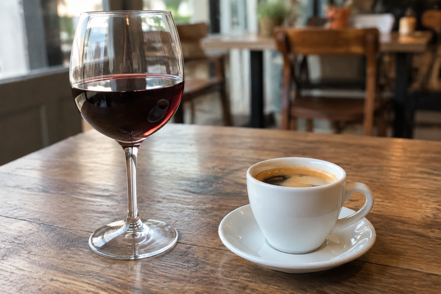 Un verre de vin et un café, Wambrechies